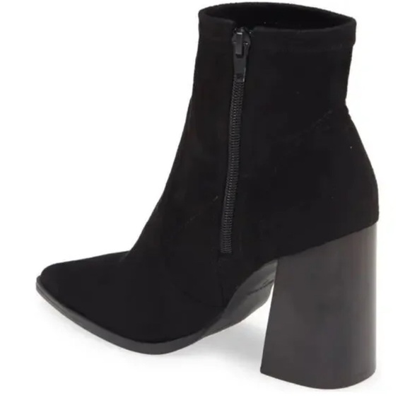 Steve Madden Touchdown Black Heeled Boots - Picture 7 of 7